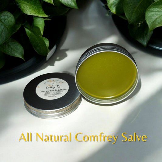All Natural Comfrey Joint and Pain Relief Salve